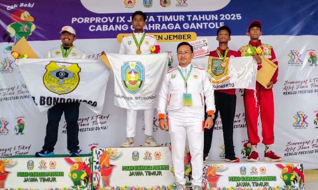 Gantole Situbondo Bikin Kejutan Raih 6 Medali di Porprov Jatim 2025