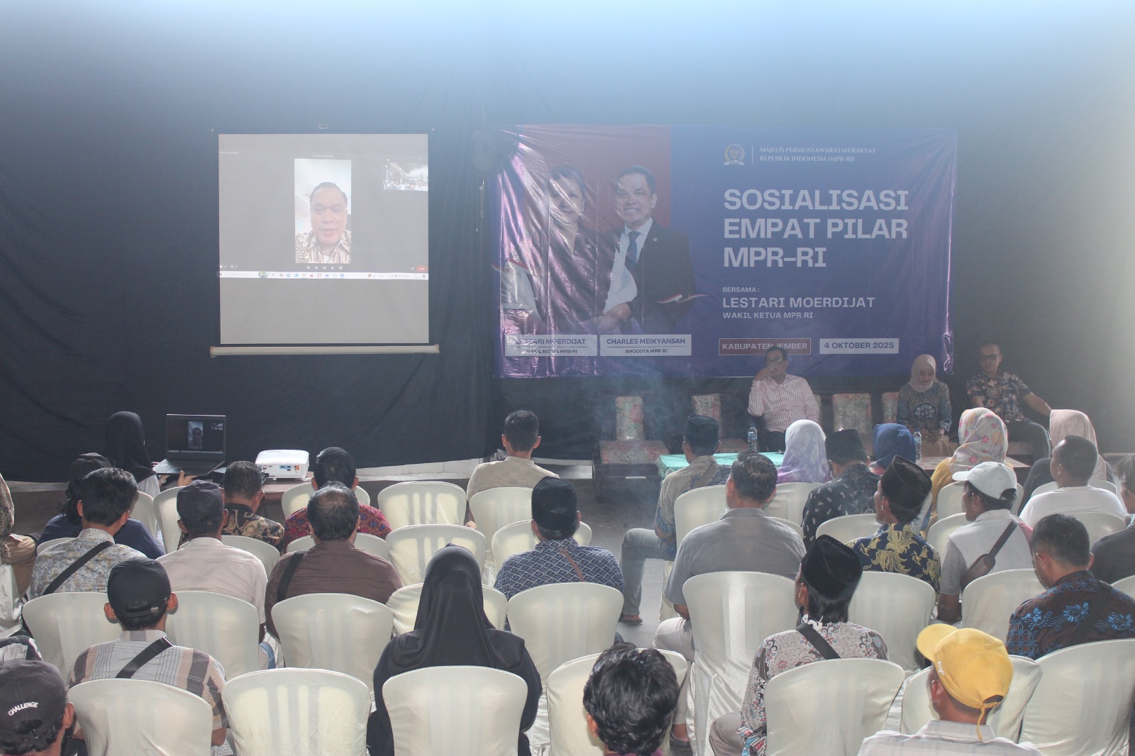 Charles Meikyansah dan Lestari Moerdijat Ajak Warga Jember Perkokoh Bhinneka Tunggal Ika