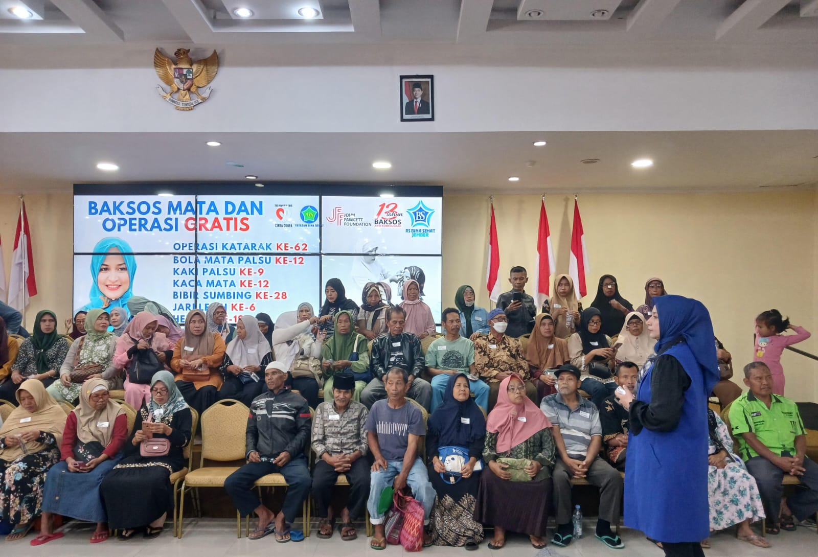 Rumah Sakit Bina Sehat Operasi Ribuan Pasien Katarak dan Pasang Bola Mata Palsu