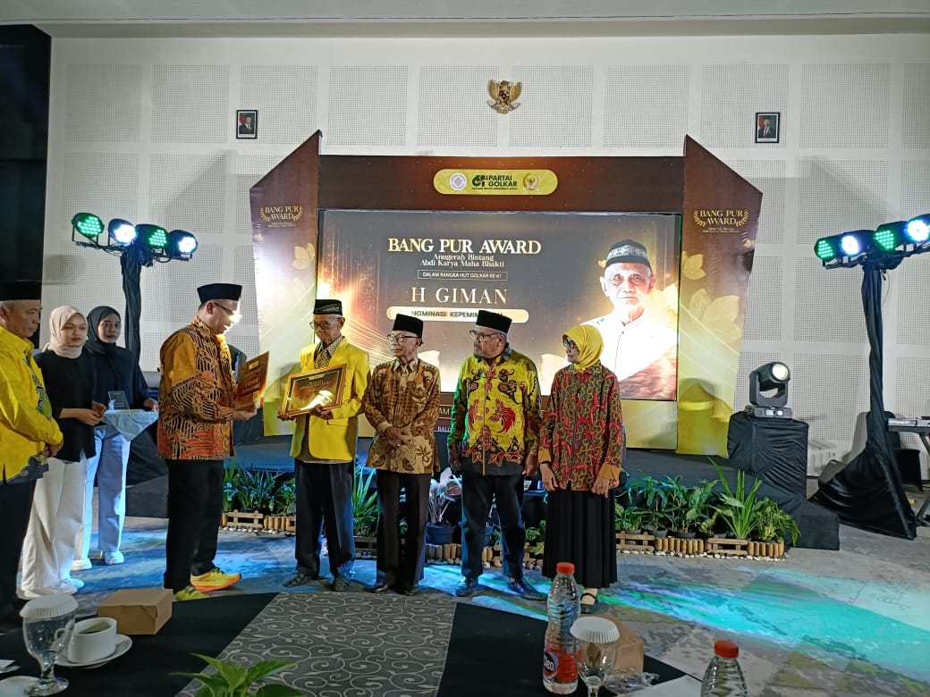Bang Pur Award, Jadikan Spirit dan Inspirasi Perjuangan Partai Golkar