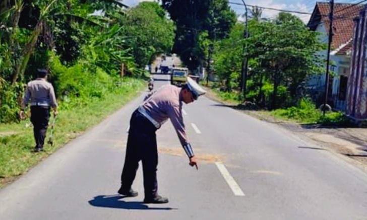 Dua Motor Honda Adu Banteng di Jalan Raya Bondowoso - Jember, Seorang Petani Tewas