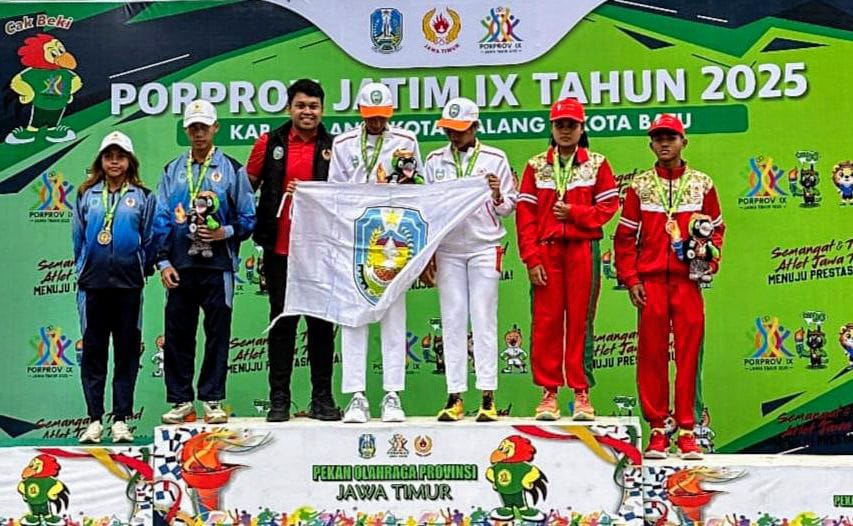 Triathlon dan Cricket Tambah 1 Emas dan 1 Perunggu Situbondo di Porprov Jatim 2025