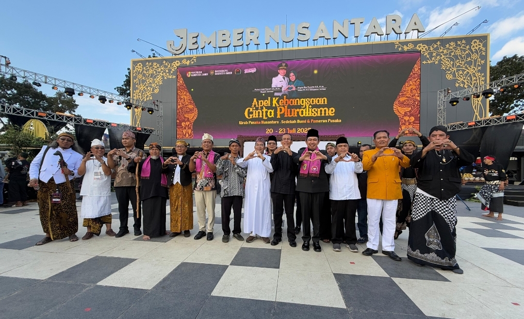 Meriah, Ribuan Warga Ikuti `Apel Kebangsaan Cinta Pluralisme`