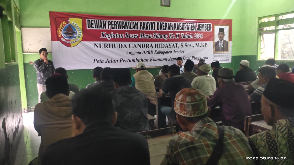 Anggota Fraksi PKB DPRD Jember, Nurhuda Candra Dikeluhkan Pembangunan Jalan Minim