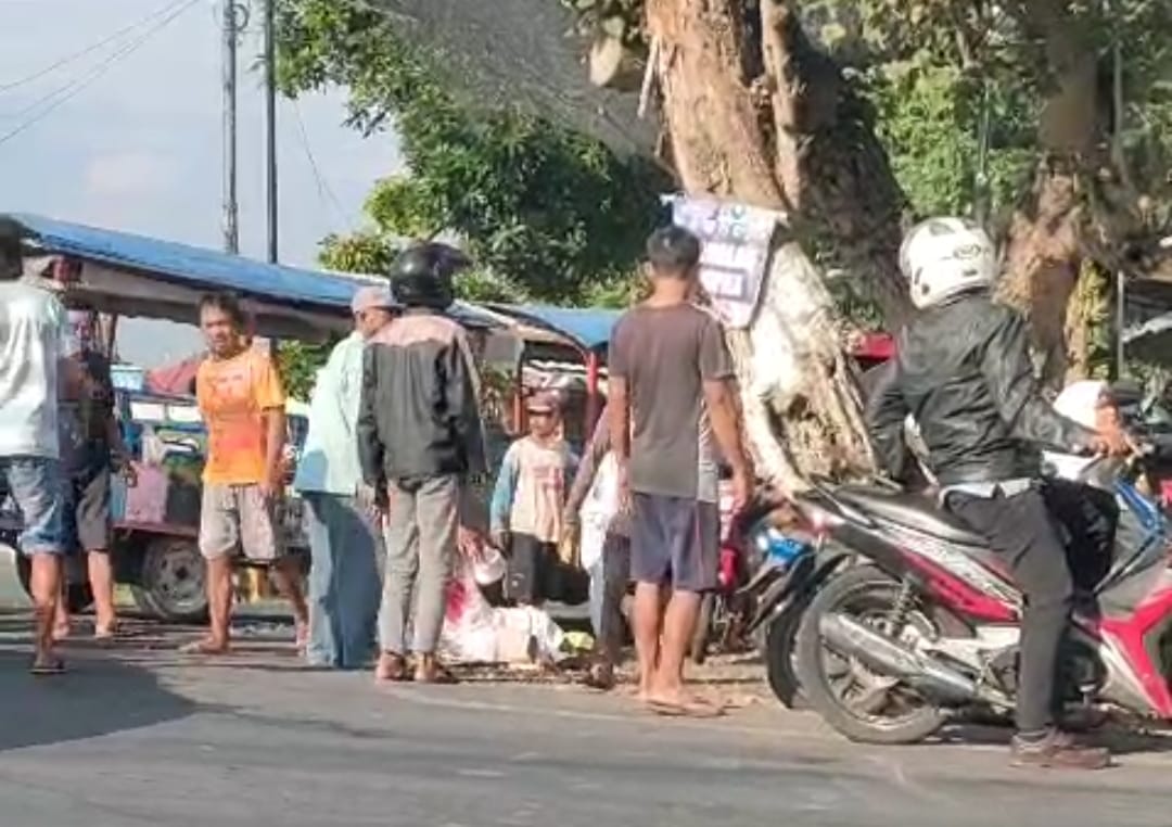 Hindari Motor, Kereta Kelinci Muatan Puluhan Siswa TK di Jember Terguling