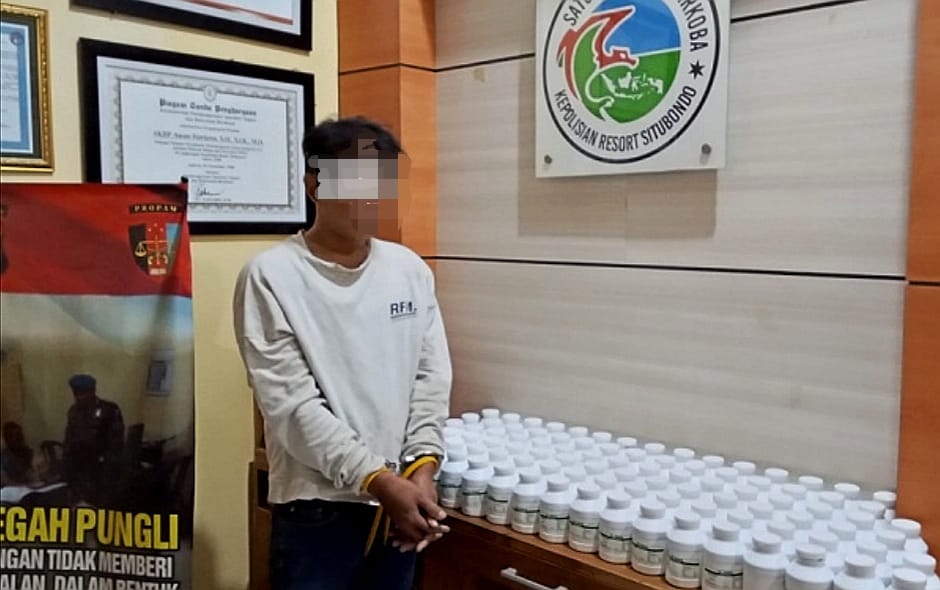 Polisi Gagalkan Peredaran 96 Ribu Pil Trex di Situbondo Dikirim Lewat Ekspedisi