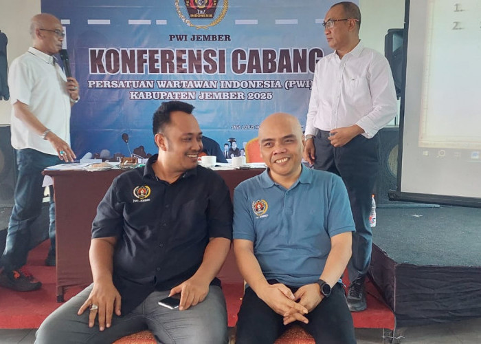 Supra Kembali Nahkodai PWI Jember, Kedepan Bersatu dan Lebih Kompak