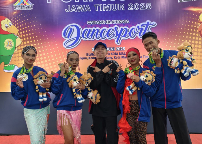 Jember Minim Atlet Dancesport, Ajang Porprov 2025 Sabet 2 Emas dan 5 Perak