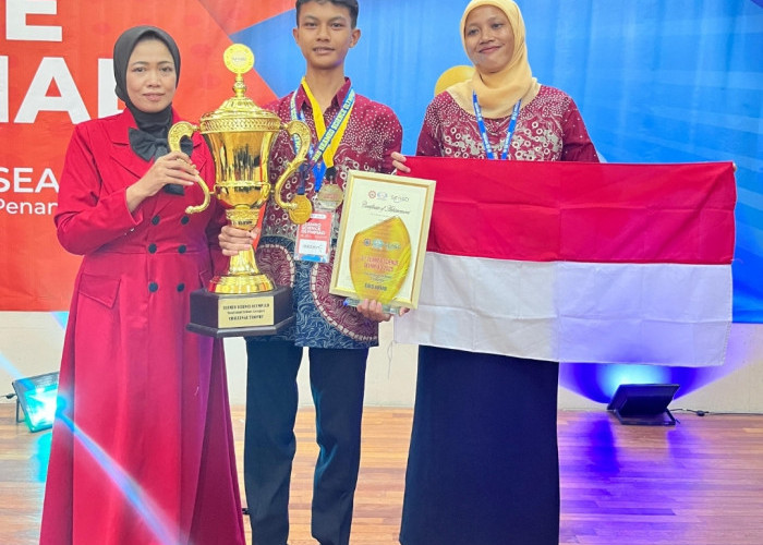 Ibrahim, Siswa  SMAN 1 Tanggul Raih Medali Emas Di Malaysia 