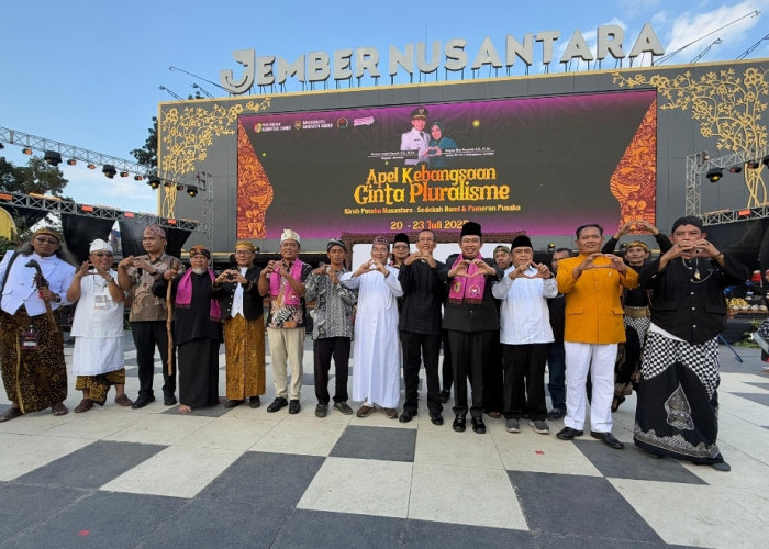 Meriah, Ribuan Warga Ikuti `Apel Kebangsaan Cinta Pluralisme`