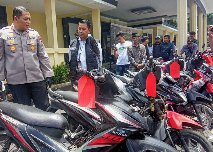 Ringkus Kawanan Curanmor Asal Jember dan Banyuwangi, Polisi Bondowoso Amankan 11 Motor Curian