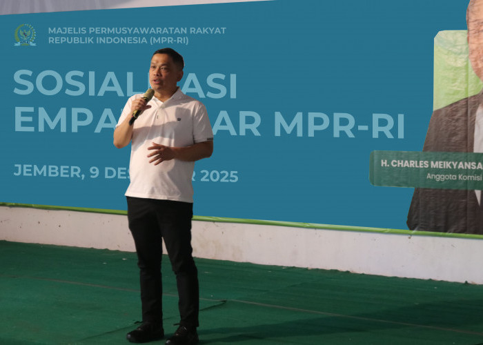 Di Glantangan, Charles Meikyansah Ajak Warga Lawan Polarisasi dengan Empat Pilar