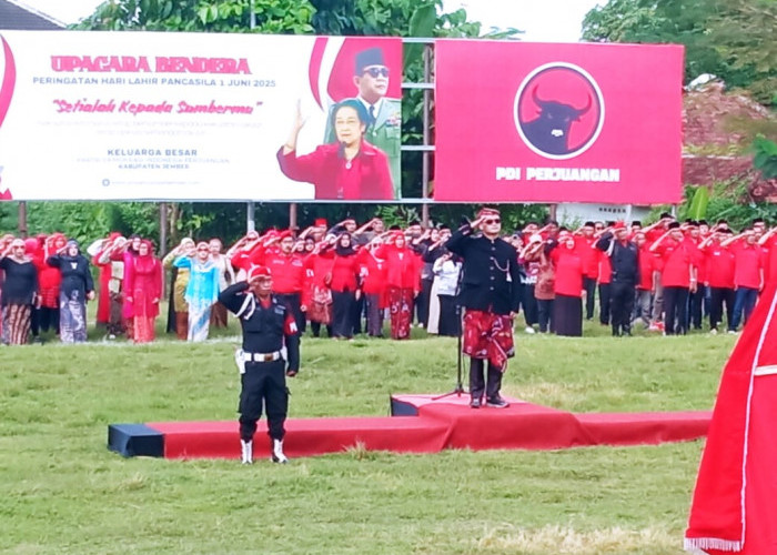 PDIP Jember Peringati Hari Lahir Pancasila, Widarto: Tonggak Sejarah Perjalanan Bangsa