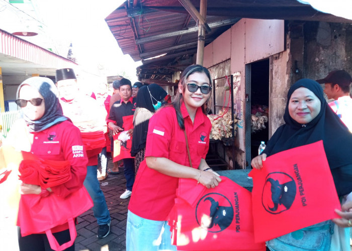 Plastik Mahal, PDI Perjuangan Jember Ajak Masyarakat Bawa Kantong Saat Belanja