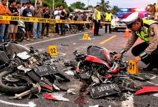 Dua Motor Adu Banteng di Jalur Pantura Situbondo Tewaskan Empat Orang